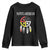 Native American Youth Sweatshirt Medicine Wheel Dreamcatcher Spirit Animal Paws TS11 Black Print Your Wear