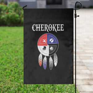 Cherokee Garden Flag Native American Tribes Medicine Wheel Dreamcatcher Spirit Animal Paws TS11 Print Your Wear