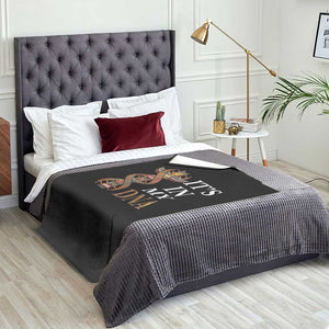 Native American Throw Blanket It's In My DNA Totem Indigenous USA TS11 Print Your Wear