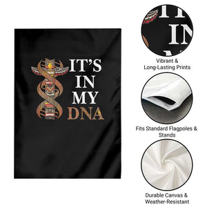 Native American Garden Flag It's In My DNA Totem Indigenous USA TS11 Print Your Wear