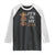 Native American Raglan Shirt It's In My DNA Totem Indigenous USA TS11 Black White Print Your Wear