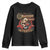 Native American Rider Youth Sweatshirt American Indian Legendary Motorcycle Vintage Pin Up Girl TS11 Black Print Your Wear