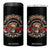 Native American Rider 4 in 1 Can Cooler Tumbler American Indian Legendary Motorcycle Vintage Biker TS11 One Size: 16 oz Black Print Your Wear