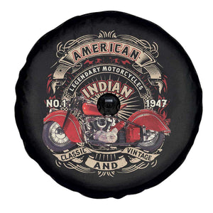 Native American Rider Spare Tire Cover American Indian Legendary Motorcycle Vintage Biker TS11 Print Your Wear