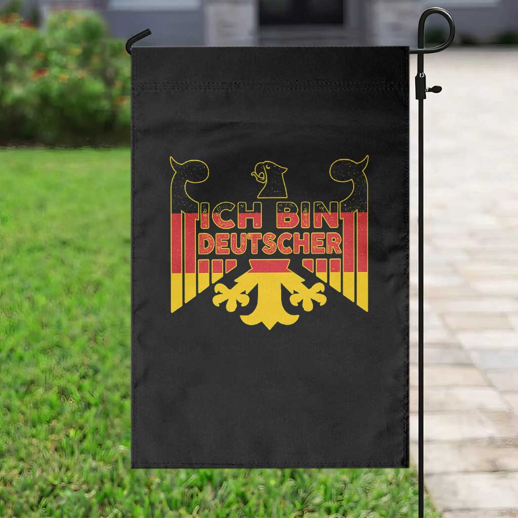 Proud Germany Garden Flag Ich Bin Deutscher Bundesadler Coat of Arms TS11 Print Your Wear