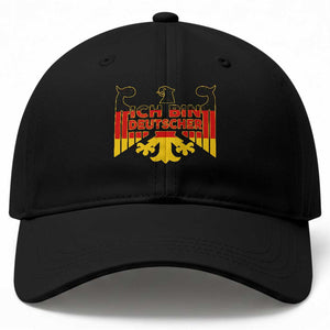 Proud Germany Baseball Cap Ich Bin Deutscher Bundesadler Coat of Arms TS11 Print Your Wear