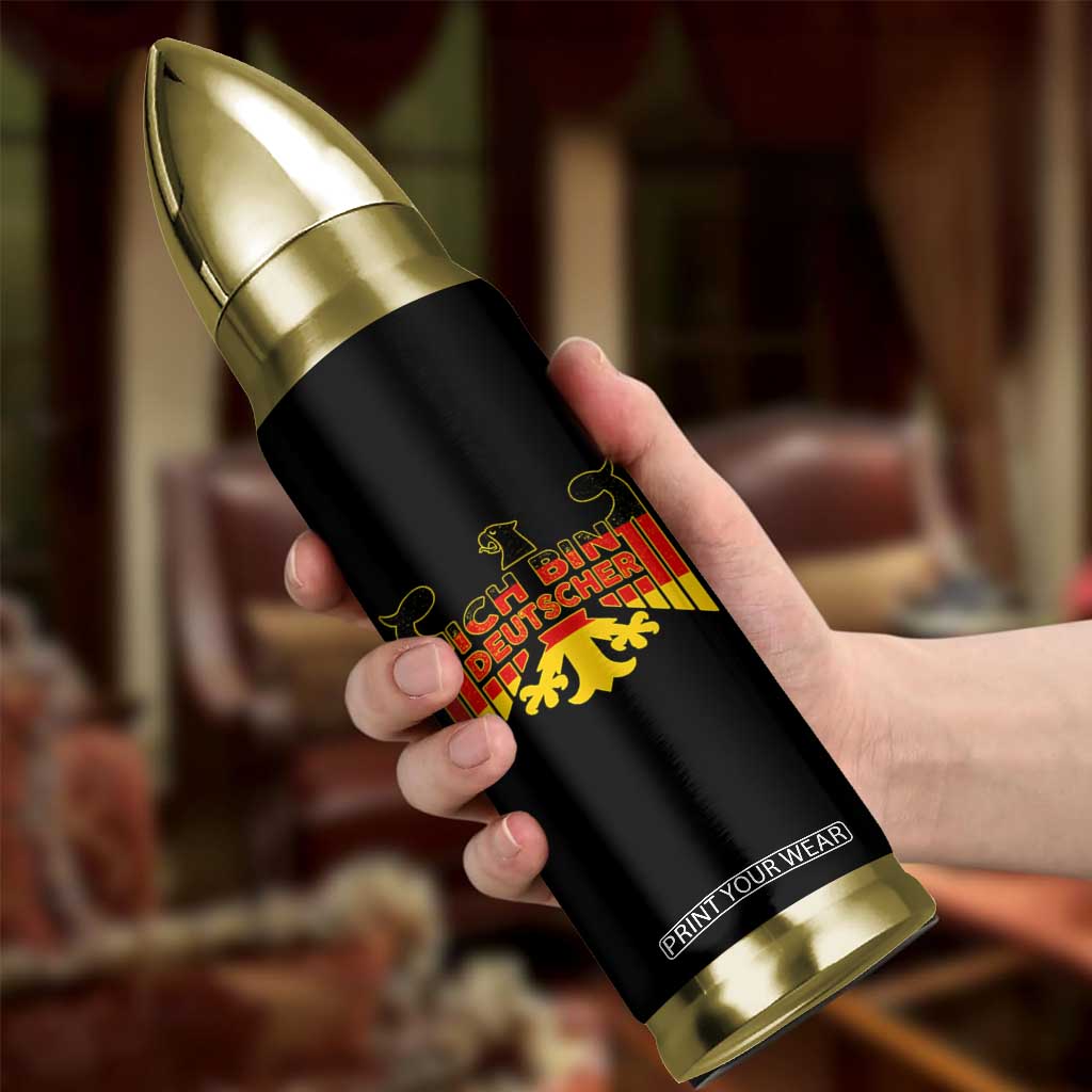 Proud Germany Bullet Tumbler Ich Bin Deutscher Bundesadler Coat of Arms TS11 Print Your Wear