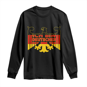Proud Germany Long Sleeve Shirt Ich Bin Deutscher Bundesadler Coat of Arms TS11 Black Print Your Wear