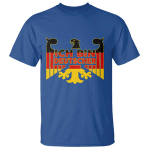Proud Germany T Shirt Ich Bin Deutscher Bundesadler Coat of Arms TS11 Royal Blue Print Your Wear