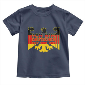 Proud Germany Toddler T Shirt Ich Bin Deutscher Bundesadler Coat of Arms TS11 Navy Print Your Wear