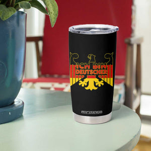 Proud Germany Tumbler Cup Ich Bin Deutscher Bundesadler Coat of Arms TS11 Print Your Wear