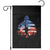 Funny Bigfoot Night Stroll American Flag Garden Flag Patriotic 4th July TS11 Black Print Your Wear