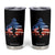 Funny Bigfoot Night Stroll American Flag Tumbler Cup Patriotic 4th July TS11 Black Print Your Wear