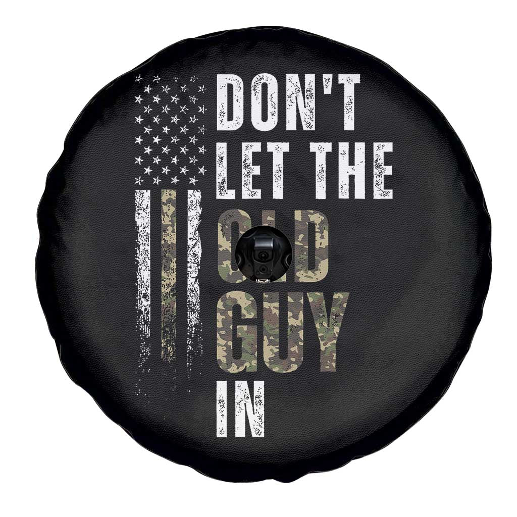 Funny Dont Let The Old Guy In Spare Tire Cover Vintage Camo American Flag TS11 Print Your Wear