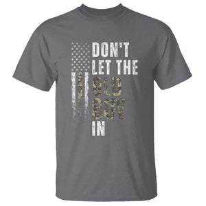Funny Dont Let The Old Guy In T Shirt Vintage Camo American Flag TS11 Charcoal Print Your Wear
