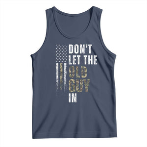 Funny Dont Let The Old Guy In Tank Top Vintage Camo American Flag TS11 Navy Print Your Wear