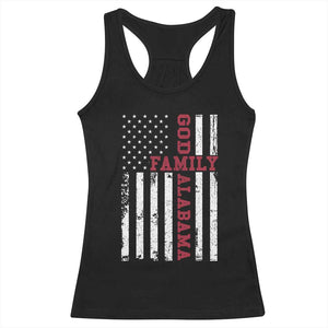 God Family Alabama Racerback Tank Top AL Game Day Christian American Flag