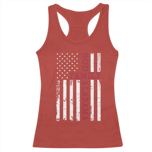 God Family Alabama Racerback Tank Top AL Game Day Christian American Flag