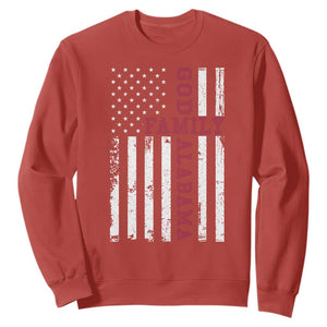 God Family Alabama Sweatshirt AL Game Day Christian American Flag