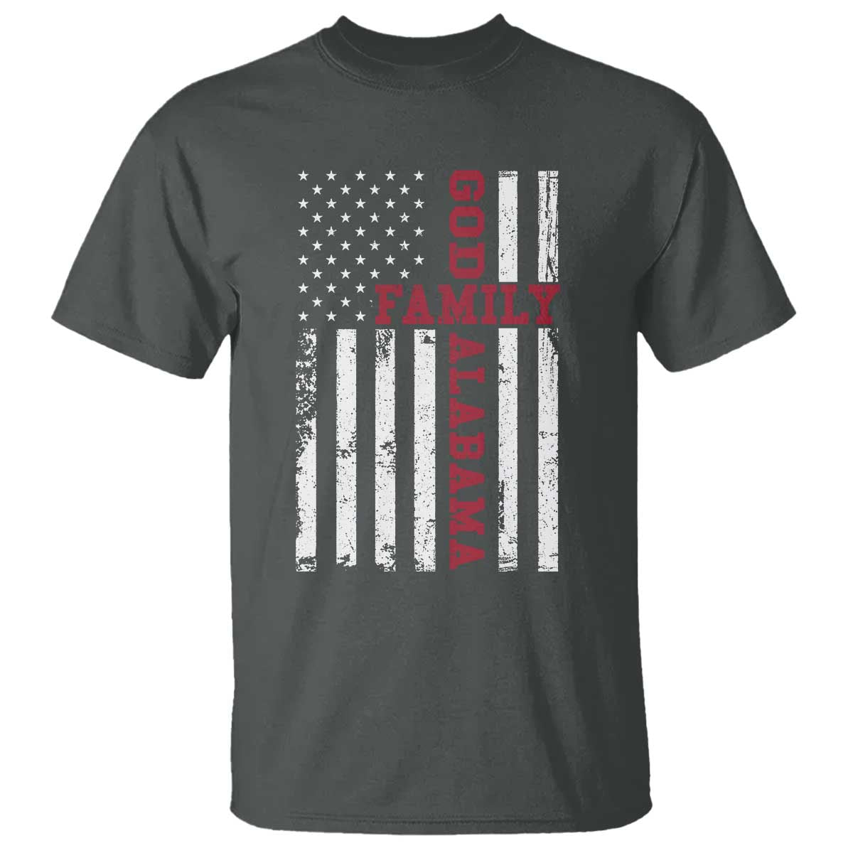 God Family Alabama T Shirt AL Game Day Christian American Flag