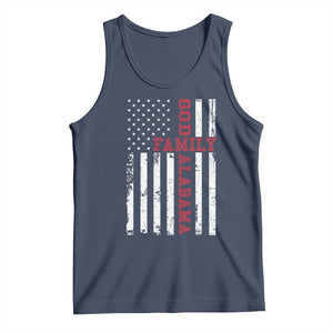 God Family Alabama Tank Top AL Game Day Christian American Flag