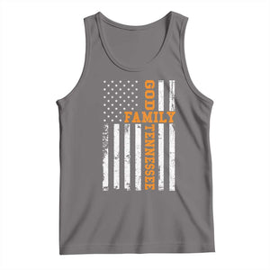 God Family Tennessee Tank Top TN Game Day Christian American Flag
