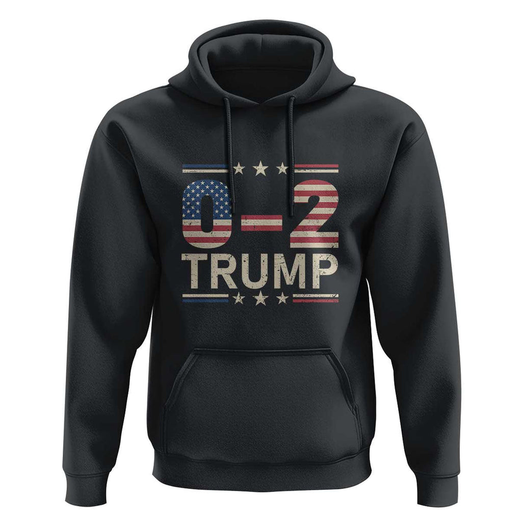 Trump Supporter Hoodie Trump 0 2 Fight Fight Fight You Missed Again Star USA Flag Stripes TS11 Black Print Your Wear