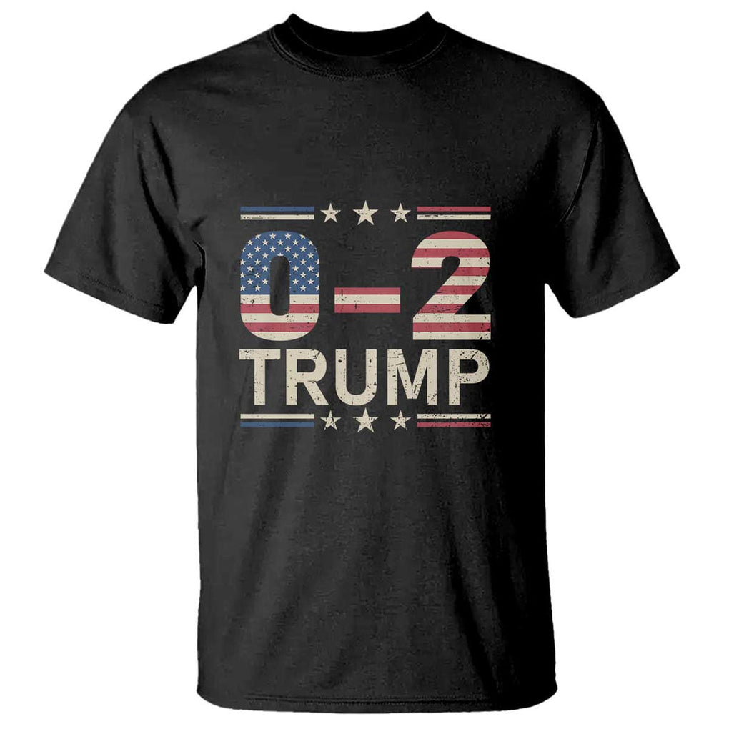 Trump Supporter T Shirt Trump 0 2 Fight Fight Fight You Missed Again Star USA Flag Stripes TS11 Black Print Your Wear