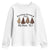 Christmas African American Youth Sweatshirt Rocking Around The Melanin Tree Xmas Tree TS11 White Print Your Wear