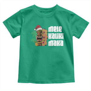 Christmas In Hawaii Baby Shirt Mele Kalikimaka Tiki Hibiscus Flower Santa Hat TS11 Irish Green Print Your Wear