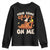 Funny Thanksgiving Turkey Youth Sweatshirt Pour Some Gravy On Me TS11 Black Print Your Wear