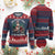 Funny Xmas Motorbike Ugly Christmas Sweater Oh What Fun It Is To Ride Female Santa Biker TS11 Burgundy Print Your Wear