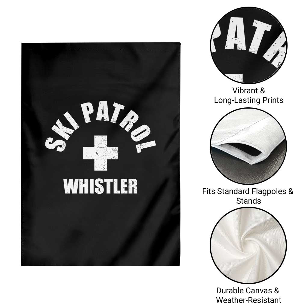 Ski Patrol Whistler Garden Flag Winter Slopes Skiing Snowboarding TS11 Print Your Wear