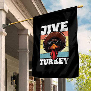 Funny Jive Thanksgiving Turkey Day Garden Flag Retro Afro Black Turkey TS11 Print Your Wear