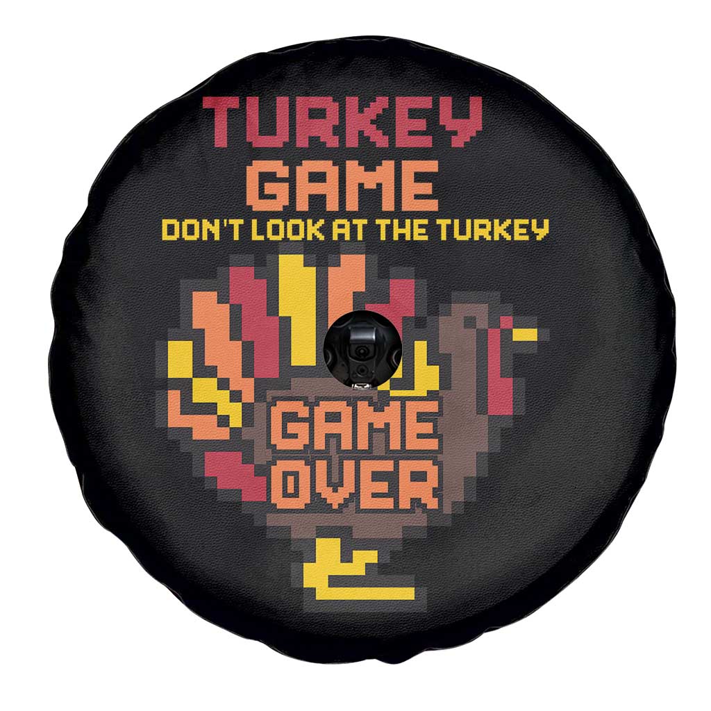 Funny Thanksgiving Turkey Spare Tire Cover Turkey Game Dont Look At The Turkey TS11 Print Your Wear