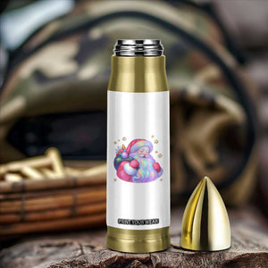 Iridescent Christmas Santa Printed Coquette Xmas Bullet Tumbler TS11 Print Your Wear