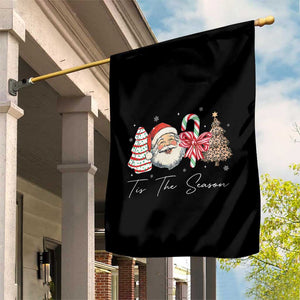Funny Tis The Season Christmas Garden Flag Xmas Holiday Family Matching Santa Xmas Tree TS11 Print Your Wear