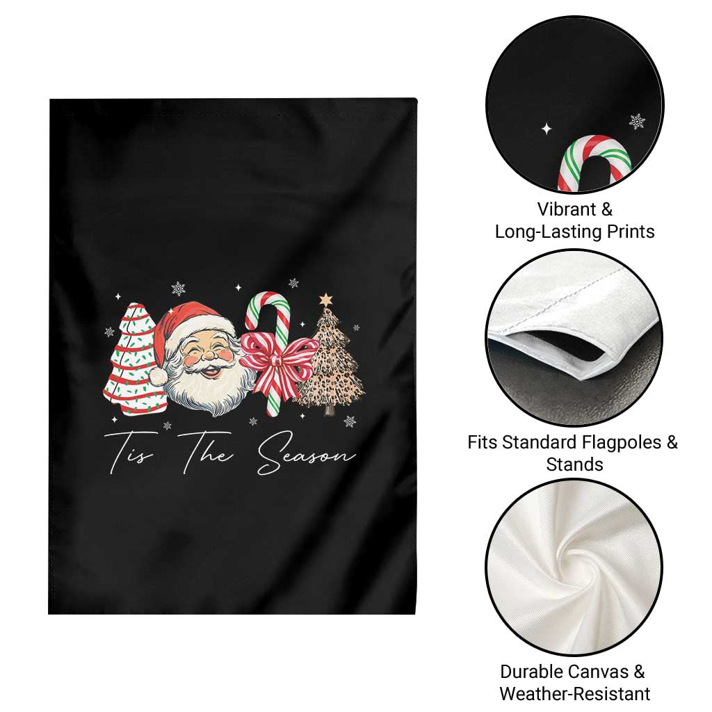 Funny Tis The Season Christmas Garden Flag Xmas Holiday Family Matching Santa Xmas Tree TS11 Print Your Wear