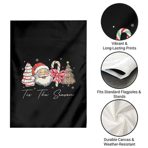 Funny Tis The Season Christmas Garden Flag Xmas Holiday Family Matching Santa Xmas Tree TS11 Print Your Wear