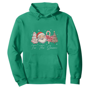 Funny Tis The Season Christmas Hoodie Xmas Holiday Family Matching Santa Xmas Tree TS11 Irish Green Print Your Wear