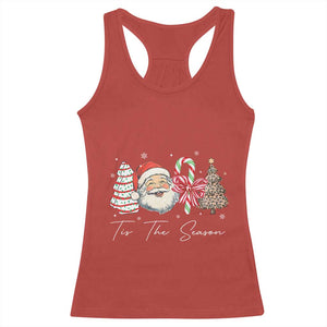 Funny Tis The Season Christmas Racerback Tank Top Xmas Holiday Family Matching Santa Xmas Tree TS11 Red Print Your Wear