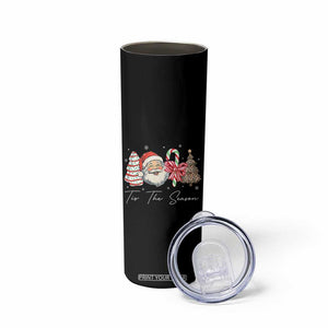 Funny Tis The Season Christmas Skinny Tumbler Xmas Holiday Family Matching Santa Xmas Tree TS11 Print Your Wear