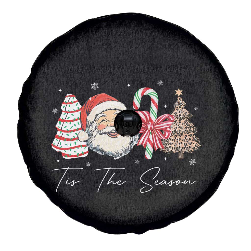 Funny Tis The Season Christmas Spare Tire Cover Xmas Holiday Family Matching Santa Xmas Tree TS11 Print Your Wear