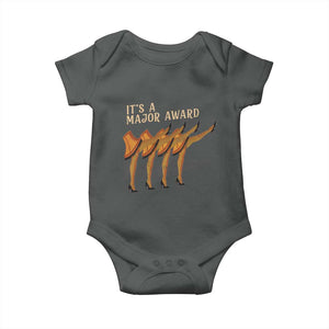 Funny Christmas Movie It's A Major Award Baby Onesie Italian Leg Lamp TS11 Dark Heather Print Your Wear