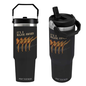 Funny Christmas Movie It's A Major Award Flip Straw Tumbler Italian Leg Lamp TS11 One Size: 30 oz Black Print Your Wear