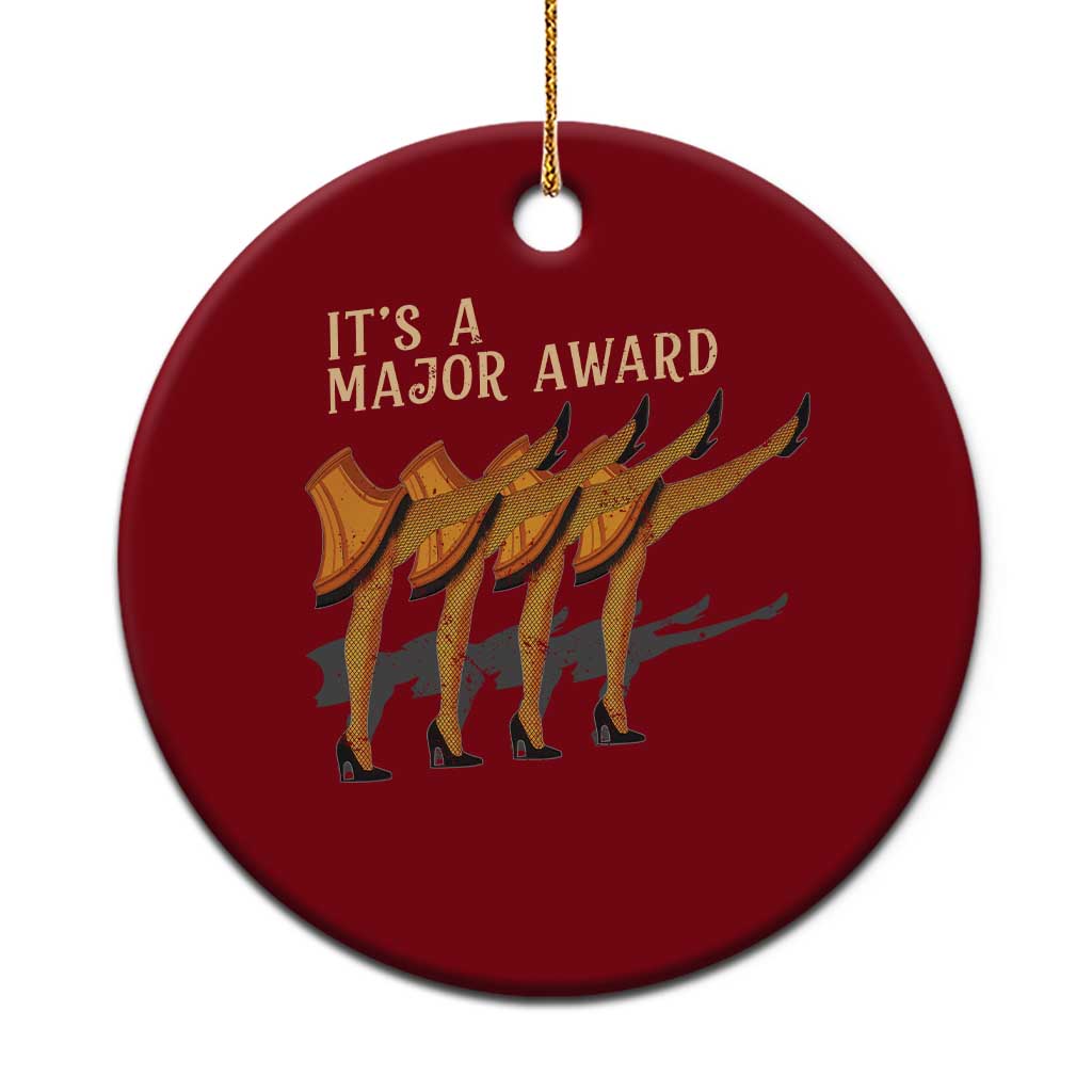 Funny Xmas Movie It's A Major Award Ceramic Ornament Italian Leg Lamp TS11 1pc Red Print Your Wear