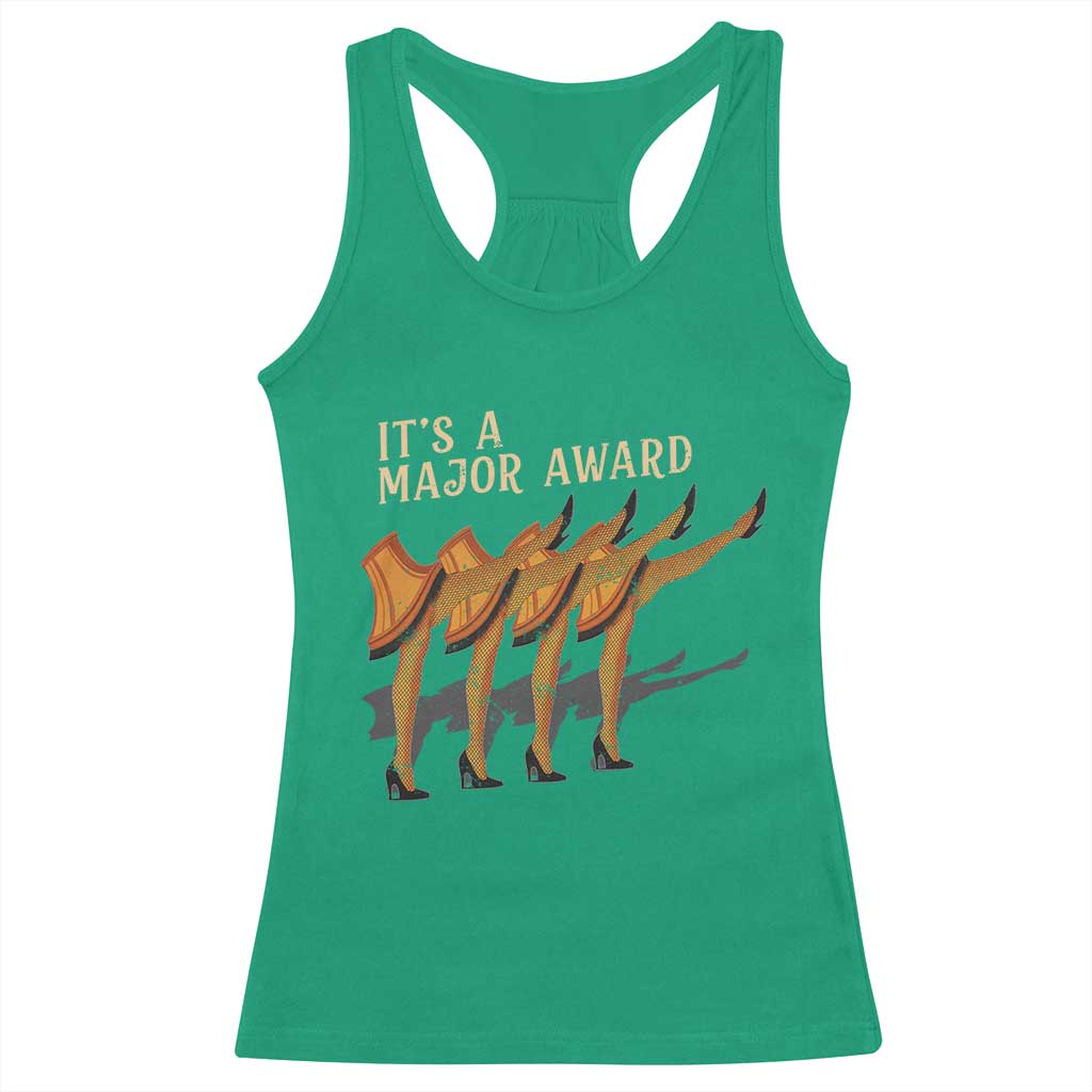 Funny Christmas Movie It's A Major Award Racerback Tank Top Italian Leg Lamp TS11 Irish Green Print Your Wear