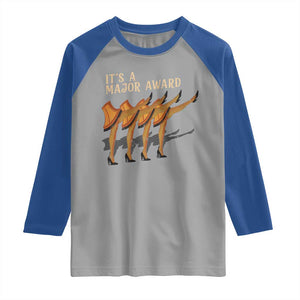 Funny Christmas Movie It's A Major Award Raglan Shirt Italian Leg Lamp TS11 Sport Gray Royal Print Your Wear