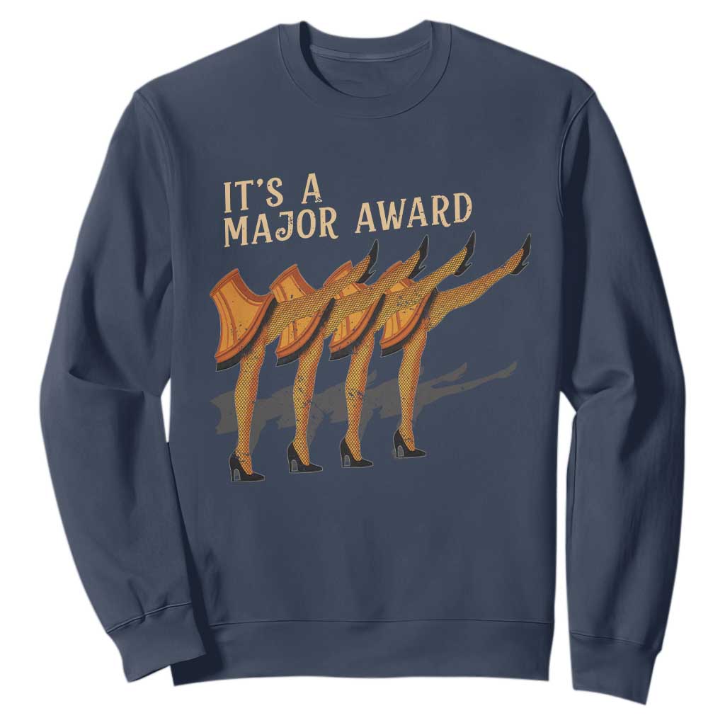 Funny Christmas Movie It's A Major Award Sweatshirt Italian Leg Lamp TS11 Navy Print Your Wear