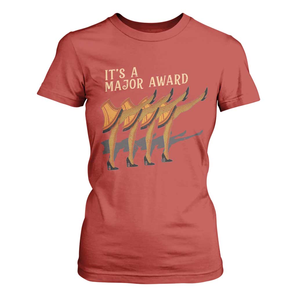 Funny Christmas Movie It's A Major Award T Shirt For Women Italian Leg Lamp TS11 Red Print Your Wear